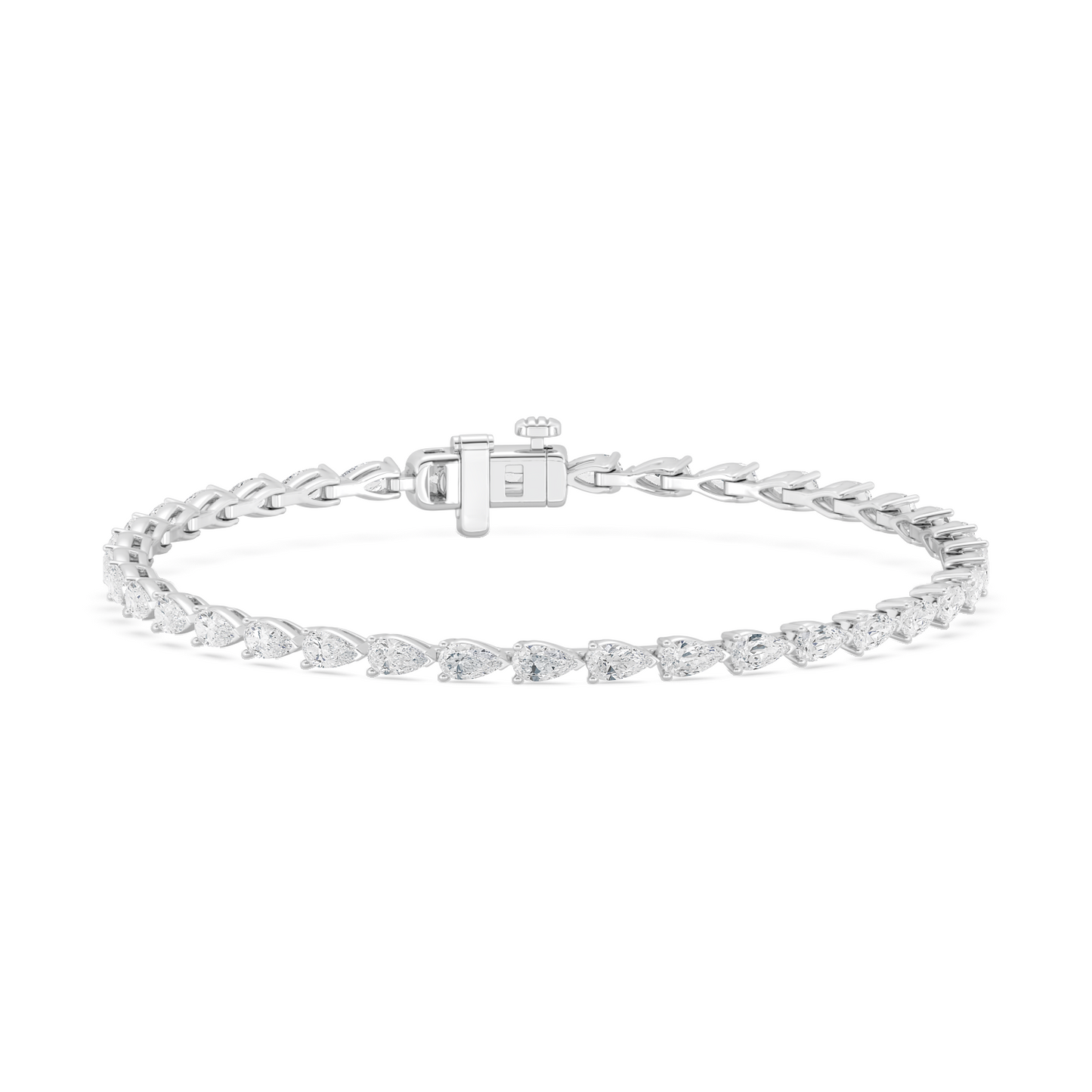 Pear Tennis Bracelet