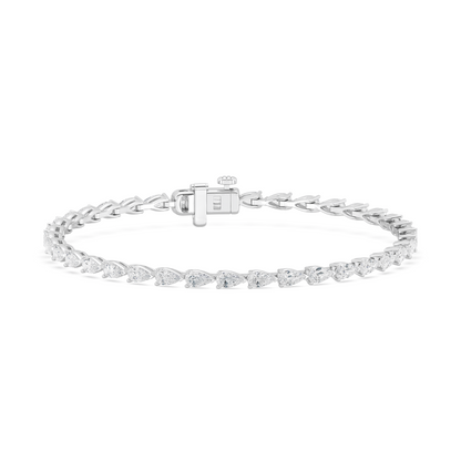 Pear Tennis Bracelet