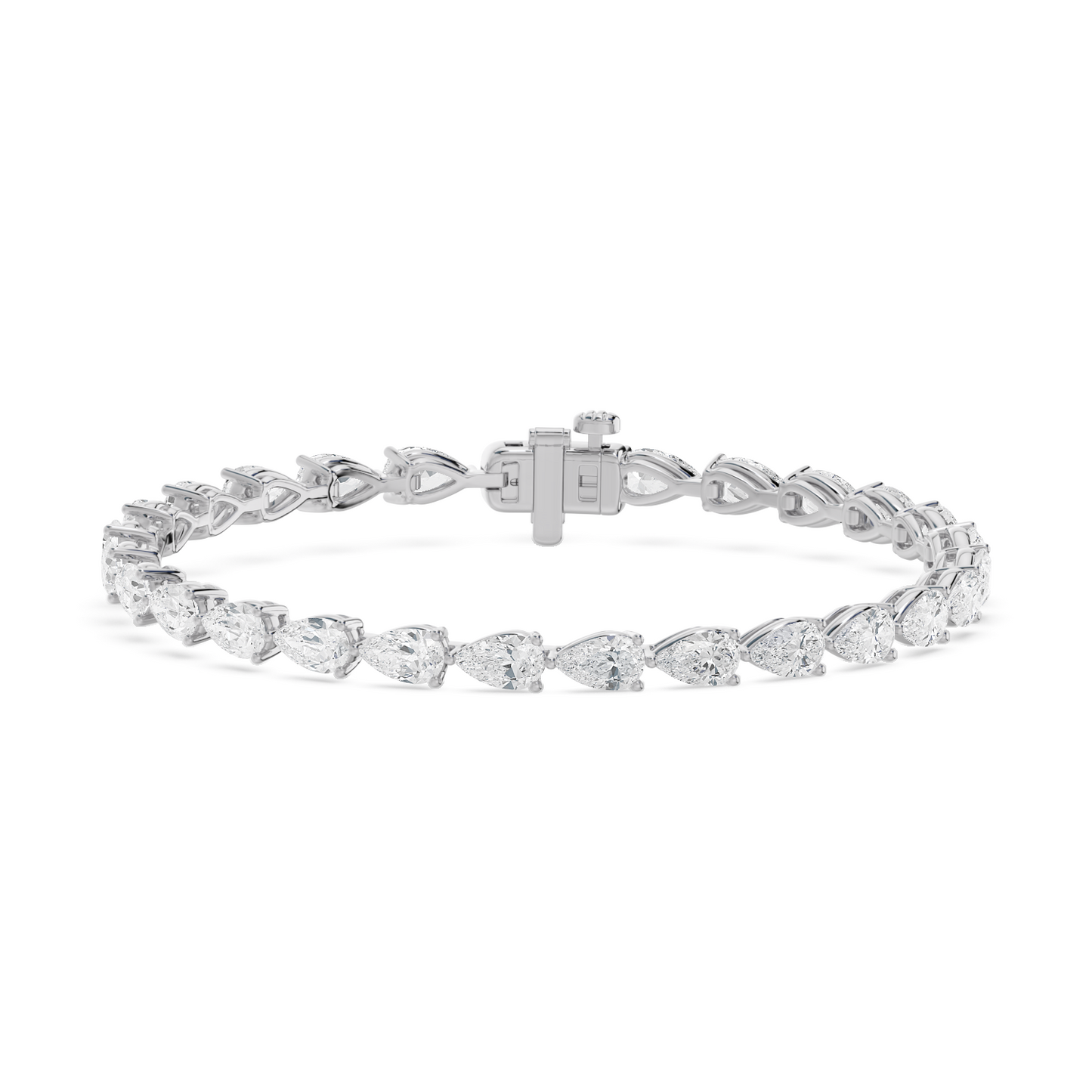 Pear Tennis Bracelet